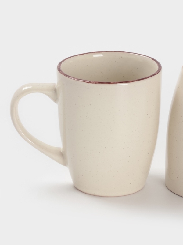 Набор посуды Доляна Набор посуды Доляна "Альпийский крем" 24: Кружка, тарелки (20,27см), салатник, цвет белый 1079246