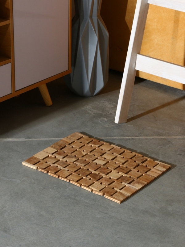 Коврик из тикового дерева, 40х30х0,7 см