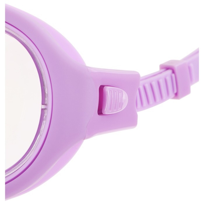 Маска для плавания детская ONLYTOP, беруши, цвет сиреневый Маска для плавания детская ONLYTOP, беруши, цвет сиреневый