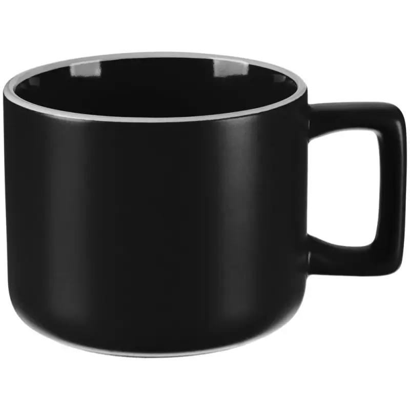 Чашка Fusion, ver.2, черная Чашка Fusion, ver.2, черная