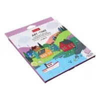 Карандаши 24цв, Hatber, пластик, заточ, трехгр, коробка, европодвес 85922