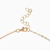 Бусы детские "Выбражулька" бисер, цветок, 41 см, белые в золоте