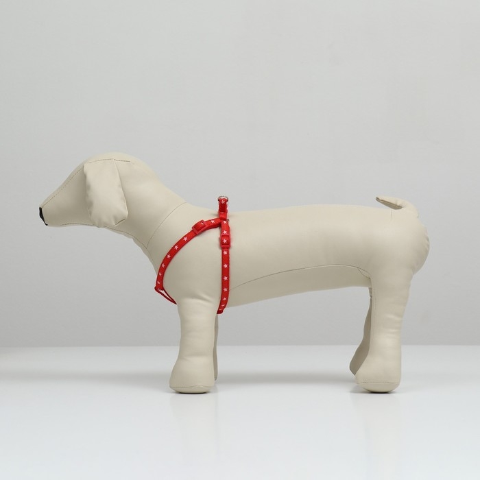 Шлейка Шлейка "Звезды", 27-42 х 1 см, красная