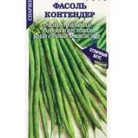 Семена Фасоль Контендер /Сотка/ 5г/ спарж. ранняя куст. 20см зеленые /*400 Семена Фасоль Контендер /Сотка/ 5г/ спарж. ранняя куст. 20см зеленые /*400