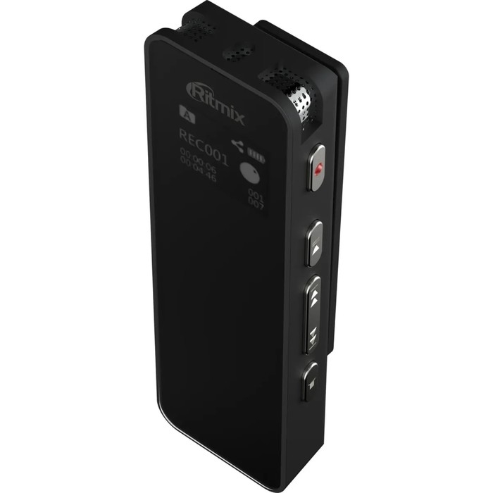 Диктофон RITMIX RR-880, 16Гб, APE, MP3, WMA, FLAC, WAV, Jack 3.5, 400 мАч, micro USB,черный Диктофон RITMIX RR-880, 16Гб, APE, MP3, WMA, FLAC, WAV, Jack 3.5, 400 мАч, micro USB,черный
