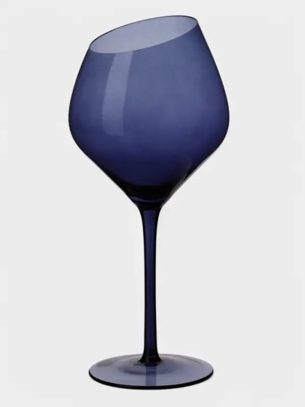 Бокал для вина Magistro &laquo;Иллюзия&raquo;, 540 мл, 10&times;24 см, стекло, синий