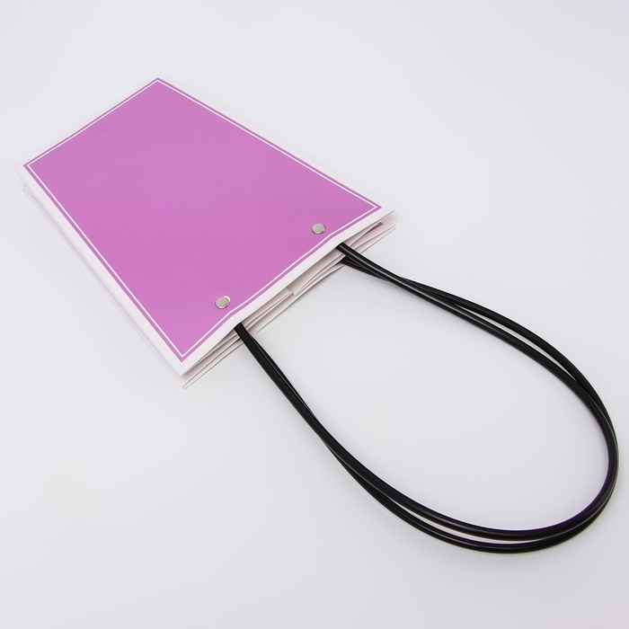 Сумка для цветов сиреневая влагостойкая, 17x17-11.5x11.5-20 см 9 Сумка для цветов сиреневая влагостойкая, 17x17-11.5x11.5-20 см 9