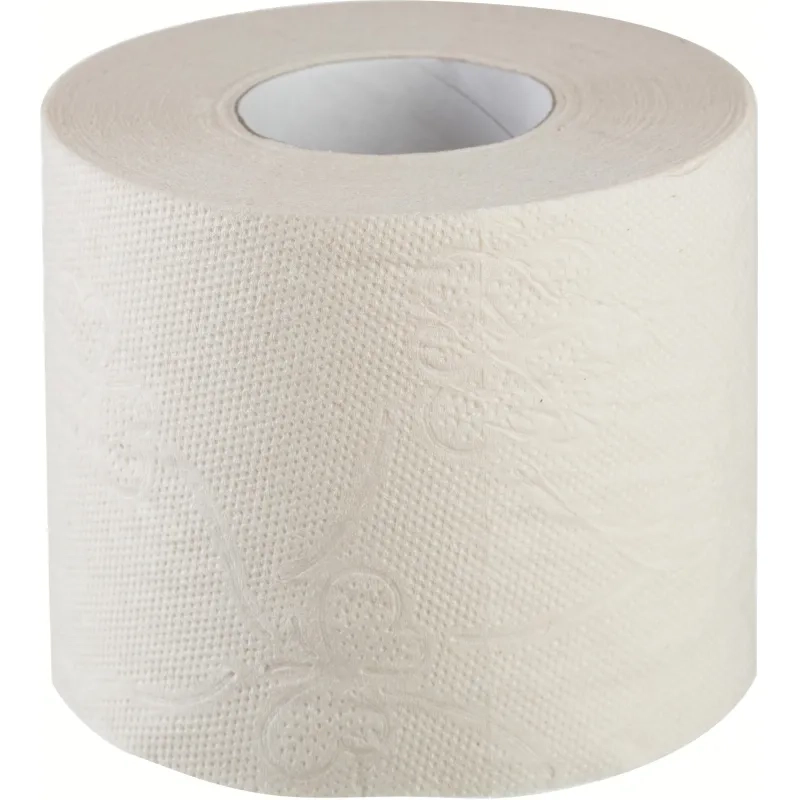 Бумага туалетная 1-сл.Мягкий знак белая с &nbsp; тисн.51м c28 72рул./уп.