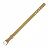 Брезентовый ошейник, 84&times;4.5 см, однослойный, песочный