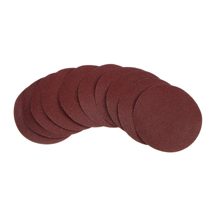 Круг абразивный шлифовальный под Круг абразивный шлифовальный под "липучку" ТУНДРА, 115 мм, Р100, 10 шт.