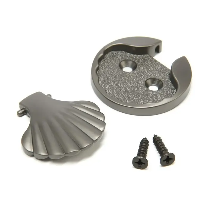 Ручка-кнопка CAPPIO RK133, мебельная, цвет графит, 8 шт.