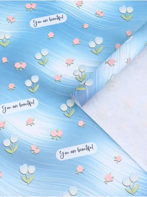 Бумага упаковочная крафт &laquo;Ты прекрасна&raquo;, 50&times;70 см