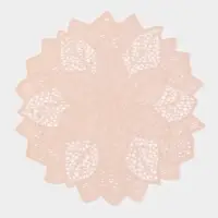 Салфетка сервировочная на стол Доляна &laquo;Цветок&raquo;, d=38 см, золотая