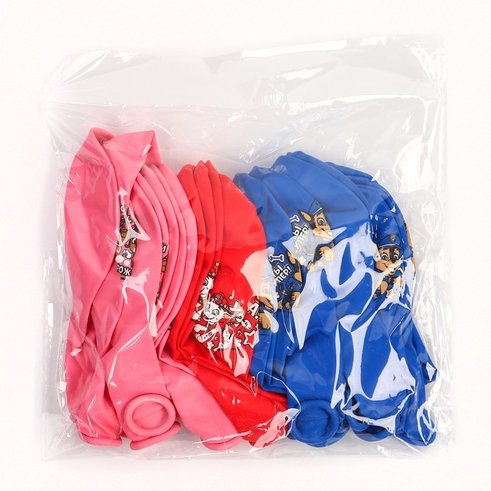 Шар воздушный Шар воздушный "С Днем рождения!", 12 дюйм, латексный, 25 штук, Щенячий патруль