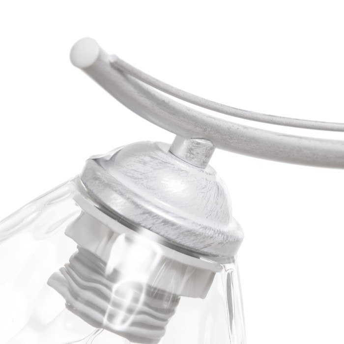 Люстра Люстра "Риана" 3х40Вт Е27 Белый, серебро 50х50х23см