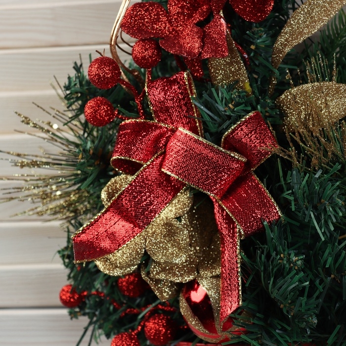 Ёлка декор настенная Ёлка декор настенная "Цветочная" 40х23 см