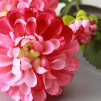 Цветы искусственные &laquo;Хризантема Бранхил черри&raquo;, d=9 см, h=49 см, тёмно-розовые