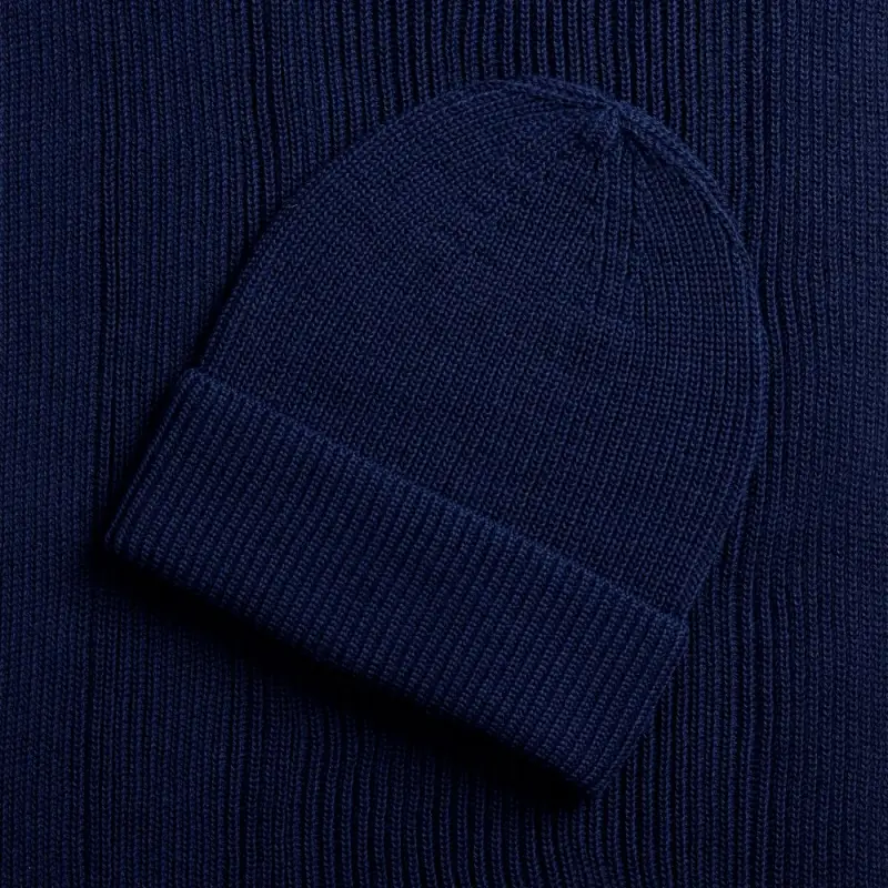 Шапка Nobilis Mono, темно-синяя