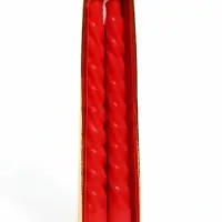 Свечи витые ароматические 1.5&times;15 см, 2 шт., роза