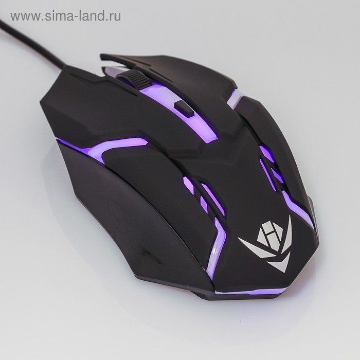 Мышь Nakatomi MOG-03U Gaming, игровая, проводная, 4 кнопки, подсветка, 1600 dpi, USB, чёрная Мышь Nakatomi MOG-03U Gaming, игровая, проводная, 4 кнопки, подсветка, 1600 dpi, USB, чёрная