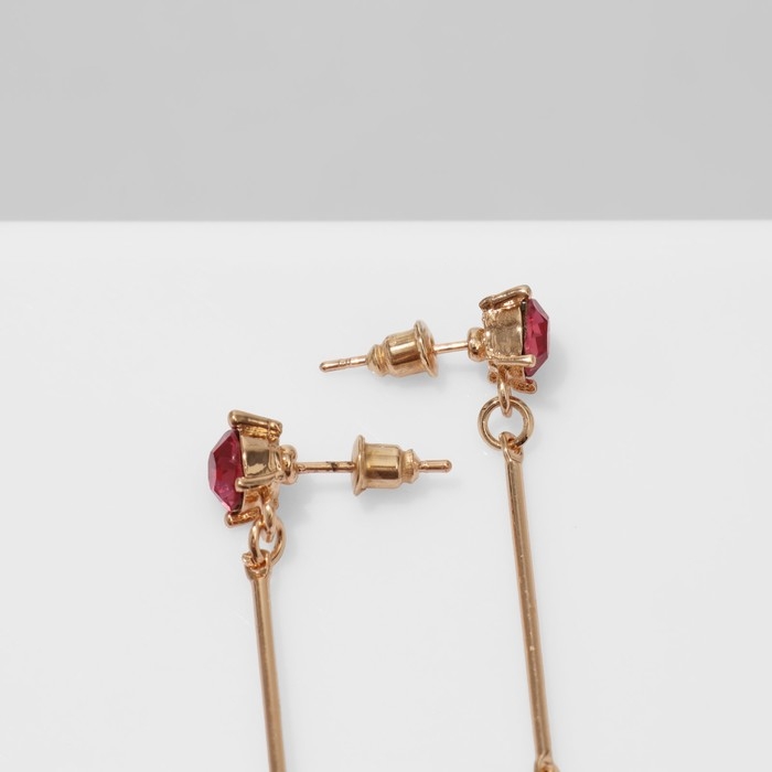 Новый год! Серьги «Сердце» с жемчужинами, цветные в золоте Новый год! Серьги «Сердце» с жемчужинами, цветные в золоте