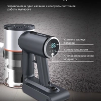 Пылесос ручной HYV-S7570 700мл 380Вт темно-синий