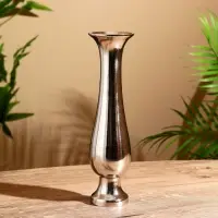 Ваза "Классика" 6,5х6,5х25 см, алюминий
