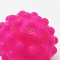 Игрушка для собак &laquo;Мячик&raquo;, 6,5 см, пищащая, фуксия