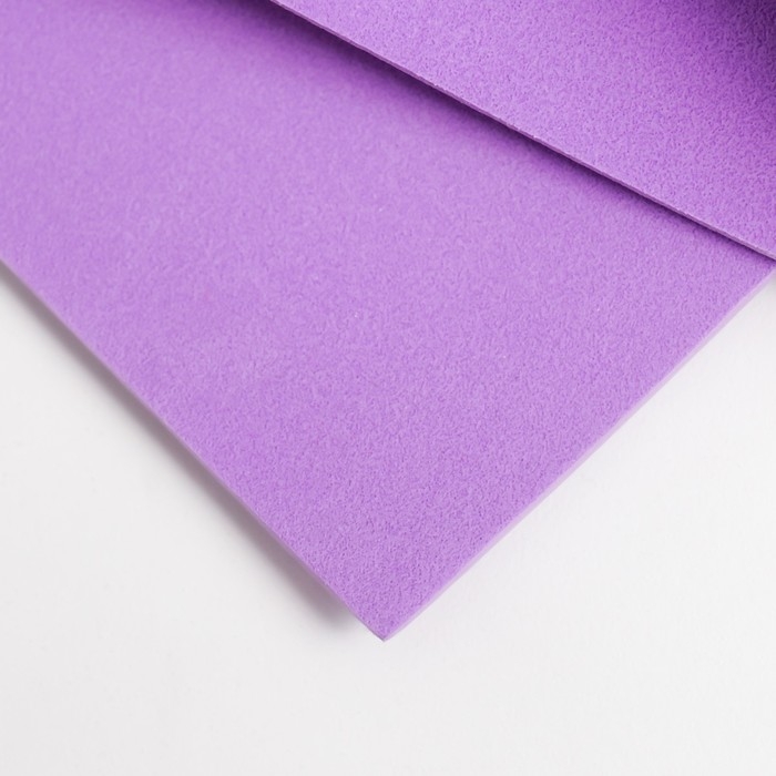 Фоамиран иранский 2 мм (фиолетовый) 60х70 см Фоамиран иранский 2 мм (фиолетовый) 60х70 см