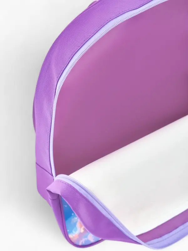 Рюкзак детский 27*10*30, отд на молнии, единорог сиреневый Рюкзак детский 27*10*30, отд на молнии, единорог сиреневый