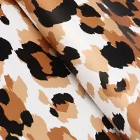 Пленка для цветов, "Эклер", бело-золотой, 57х57 см