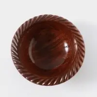 Чаша &laquo;Тарталетка&raquo;, 16&times;16&times;5 см, дерево шишам