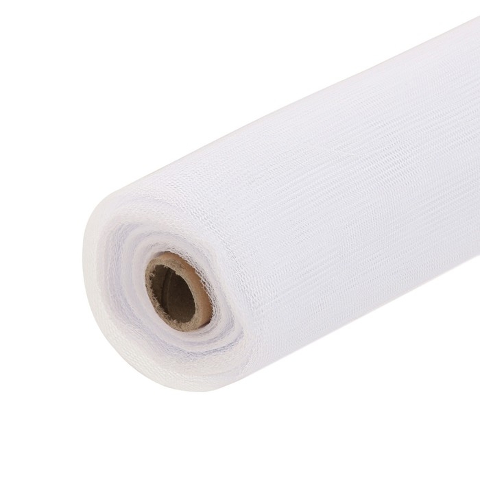 Сетка антимоскитная для окон и дверей СТАНДАРТ, ширина — 100 см, цвет белый (в рулоне 50 м)