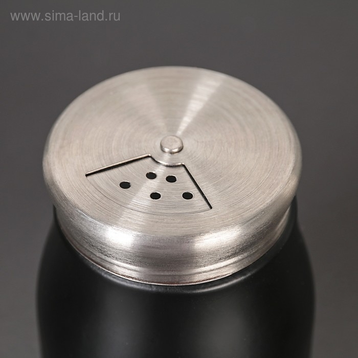 Солонка стеклянная «Стиль», 160 мл, надпись МИКС Солонка стеклянная «Стиль», 160 мл, надпись МИКС