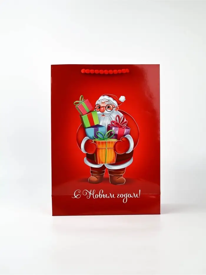 Пакет подарочный «Новогодняя сказка», с очками, 31 × 11 × 40 см Пакет подарочный «Новогодняя сказка», с очками, 31 × 11 × 40 см