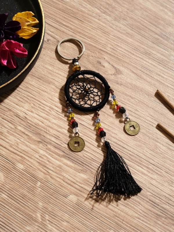 Брелок Брелок "Ловец снов" 4х15 см. чёрный