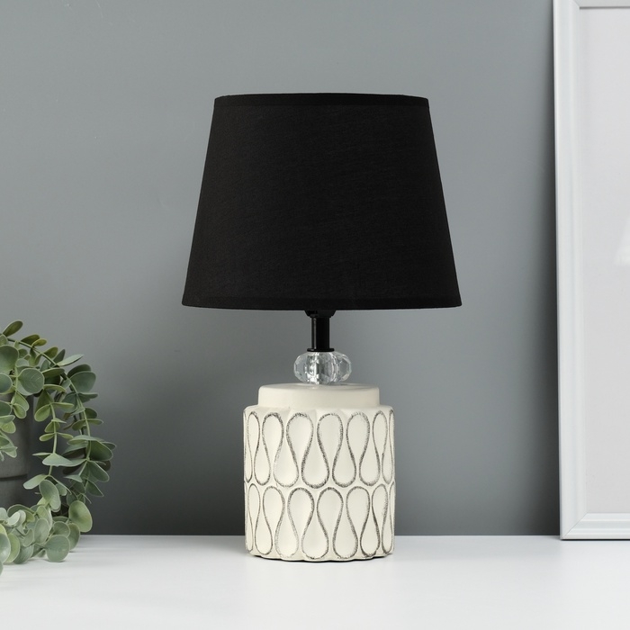 Лампа настольная Лампа настольная "Медитация" 1х40Вт Е14 бежевый 20х20х35см