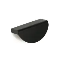 Ручка-скоба CAPPIO H001BL полукруглая, алюминий, L=50 мм, м/о 32 мм, цвет чёрный