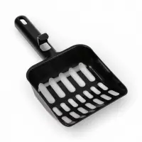 Туалет, 36&times;28&times;14 см, с боковым входом, бортами и совком, коричневый