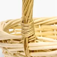 Набор корзин 3 шт, 36х36х14, 30х30х13, 23х23х7  лоза белый