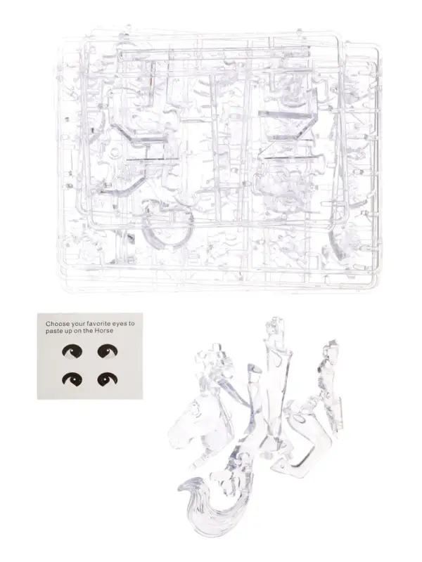 3D пазл 3D пазл "Лошадь" кристаллический, 100 деталей, цвета МИКС