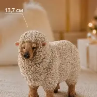 Фигурка декоративная &laquo;Кудрявая овечка Алтайская&raquo;, полистоун, 17&times;8&times;13.7 см