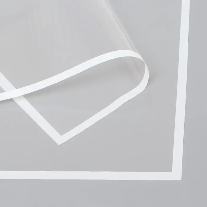 Пленка глянцевая для декора и флористики «Полоса», белая, 58×58 см Пленка глянцевая для декора и флористики «Полоса», белая, 58×58 см