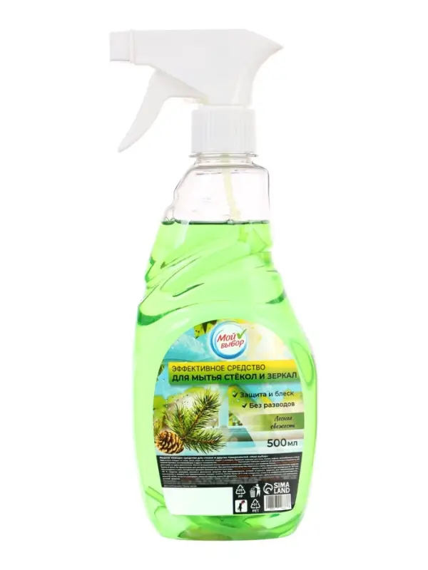 Средство для мытья стекол Мой выбор, &laquo;Лесная свежесть&raquo;, 500 мл