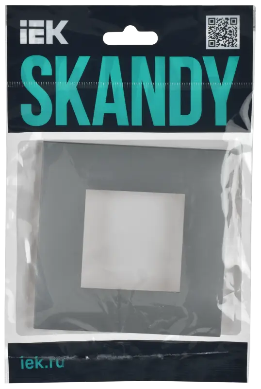 SKANDY Рамка 1-местная SK-F01Gr серый IEK