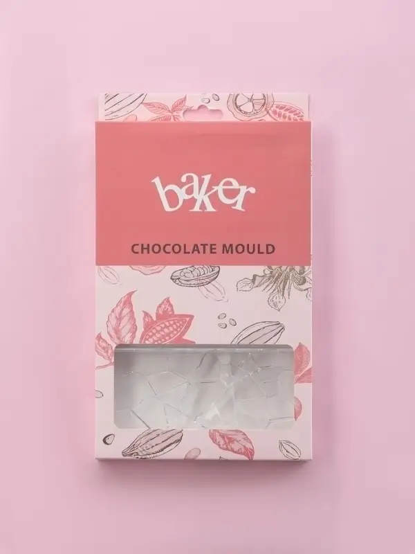 Форма для шоколада KONFINETTA &laquo;Сплит&raquo;, пластик, 27.5&times;17.5&times;2.5 см, 3 ячейки 15.3&times;7.5&times;0.8 см, прозрачная