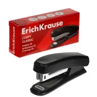 Степлер №10 15 л ErichKrause Clippy Classic, чёрный