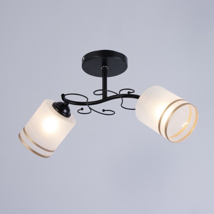 Люстра Люстра "Марти" 2хЕ27 40Вт черный 47х26 см