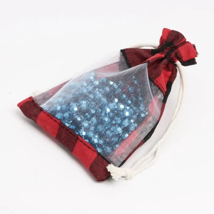 Льняной мешочек для хранения украшений, подарков, трав, 10&times;14 см, набор из 5 штук