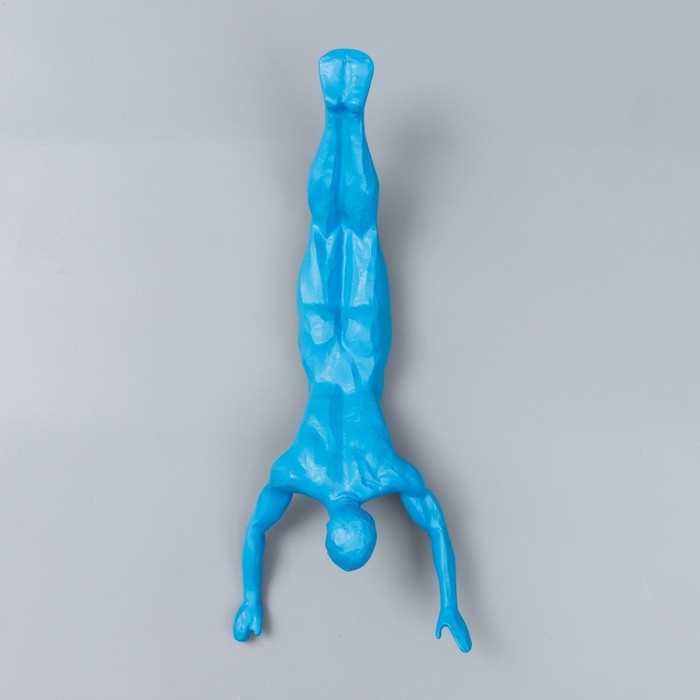Сувенир полистоун  Сувенир полистоун "Свободное падение" голубой 30х12х9 см